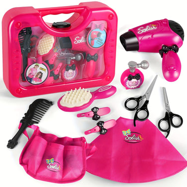 GlamourPlay | Cambio de imagen mágico - Set de juego de salón de belleza para niños creativos